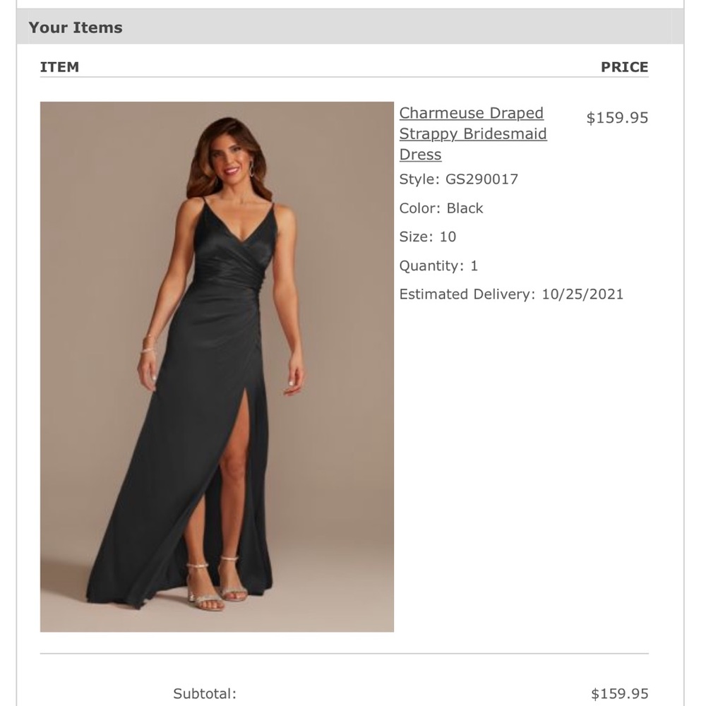 Charmeuse Draped Strappy Maxi Dress - Black